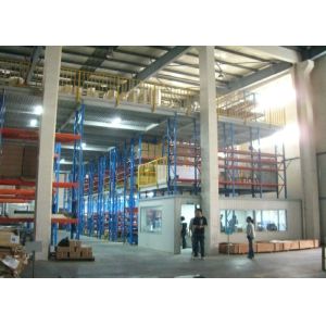 Adjustable Multi Tier Mezzanine Rack , Storage Mezzanine Platforms