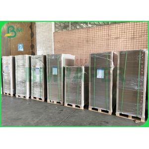 Cheap 1.8mm White Lined Chipboard One Side Coated Solid Grey Back Board for sale