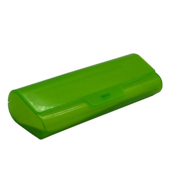 Quality Slim Green Plastic Glasses Case Custom Logo Printing wholesale