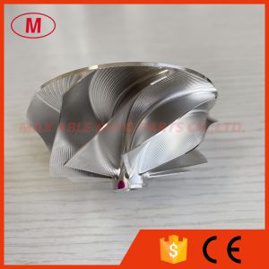TD04 reverse 54.28/67.40mm 9+0 Blades point milling turbo aluminum 2618/Milling
