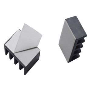 CPU Die Cut Silicon Thermal Pad with High Thermal Conductivity and 20 Hardness