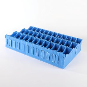Plastic Dividers Box PP Hollow Sheet Corrugated Spacer Blade Anti Static Crates