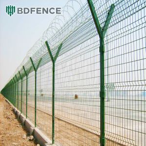 Cheap High Security Airport 50mmx200mm aoa fence Pvc Fence Panels And Posts for sale