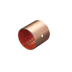 China Metal - Polymer Bronze Plain Bearings Grease Lubricated POM Cylindrical Bushes on sale