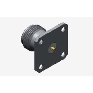 High Performance N Type Female RF Coaxial Connector with Microstrip