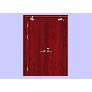 30/60 mins 40/50/55 mm Right Hand Red Single Swing Wood Grain Fire Door With