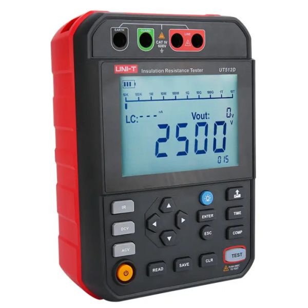 Original UNI-T UT512D/UT512E 2.5kV Insulation Resistance Testers