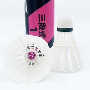 3in1 Factory Direct Sell Durable Goose Feather Cheap Badminton Shuttlecock for