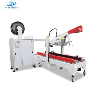 Cheap 18m/min Automatic Carton Box Sealing Machine With 30mm 45mm Adhesive Tape Width for sale