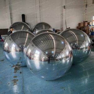 Double Layer PVC Inflatable Mirror Ball Reusable Big Bubble Balloon For