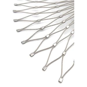 Smooth Bright Zoo Animal Enclosure Wire Mesh Stainless Steel