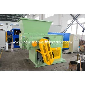 Single Shaft PE Lumps Shredder Shredding Chamber Size 600*600 Mm