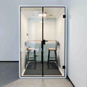 China Extendable Silent Phone Booth Aluminum Alloy Soundproof Home Office Pod on sale