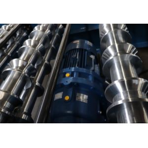 PL Trapezoid 840 Roof Tile Roll Forming Machine Plc Control Hydraulic System