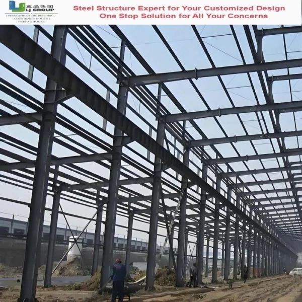 Quality Prefabricated Steel Structure Warehouse with Galvanized Frame wholesale