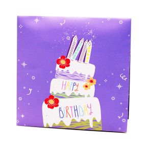 1 Color Print Method Sound Greeting Cards with Built-in Speaker and Music Card