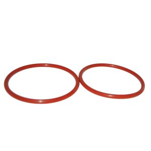 Soft Silicone Molded FKM O Ring 90 Shore Red Rubber O Rings
