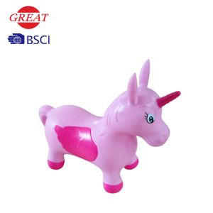 Cheap Explosion Proof Unicorn Hopper Toy With Wings Ecofriendly PVC Material for sale