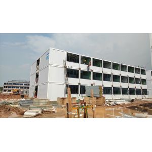 BOX SPACE Prefabricated Fully Equipped Stackable Glass Wall Portable Homes