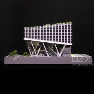 1:150 Scale 3D Print Architectural Model with Conceptual Minimalism Style and