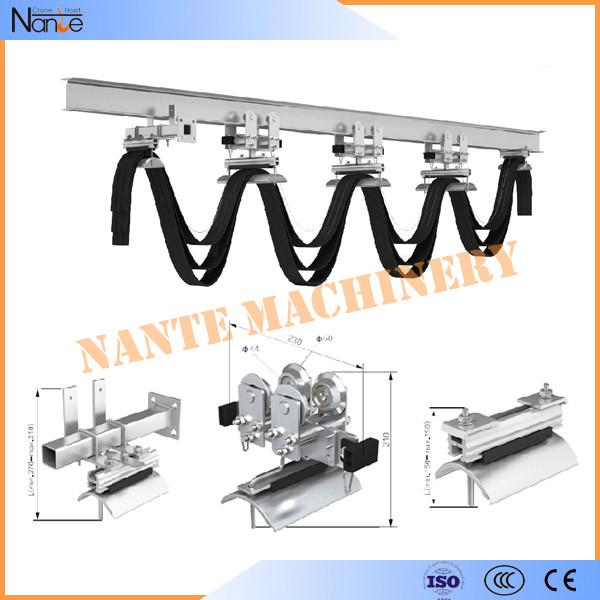 Galvanized Steel 4 Wheel I Beam Trolley Ball Bearing 3.85kg Safe Efficient