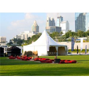 2040 PVC Pagoda Party Tent 6m * 6m Gazebo Canopy With Aluminum Alloy Structure