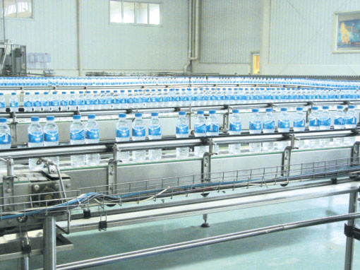 Quality High Efficiency Bottles Transportation 380V Conveyor Belt System wholesale