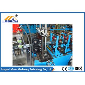Blue color 2018 new type Z purlin roll forming machine made in china PLC control