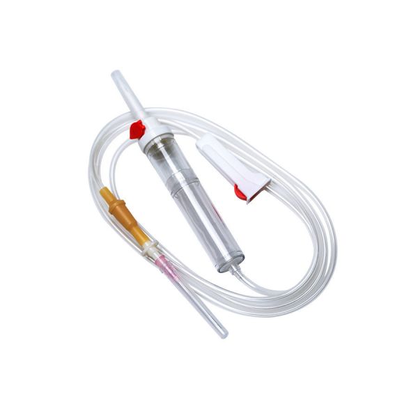 Universal Disposable Blood Transfusion Set – Compatible with Blood Bags for