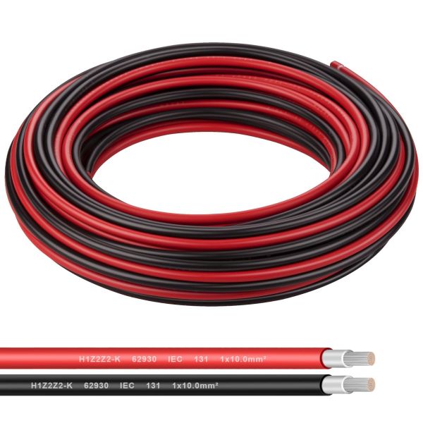Quality Solar Mounting System Solar PV Cable With 1 Core In Black / Red wholesale
