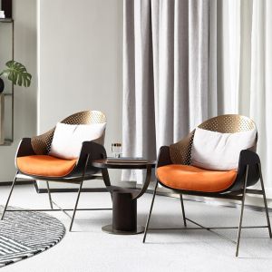 China Firm Waterproof Ultra Modern Dining Chairs French Style 86cm High on sale