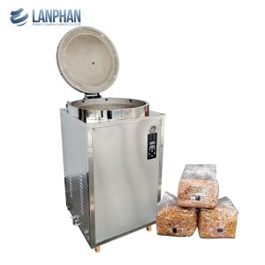 Food Mushroom Sawdust And Grain Spawn Substrate Steam Sterilization Equipment