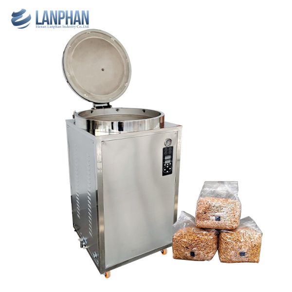 Quality Food Mushroom Sawdust And Grain Spawn Substrate Steam Sterilization Equipment wholesale