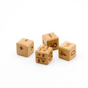 Laser Pattern Wooden Number Sorting Board Baby Cube Alphabet Blocks Toy