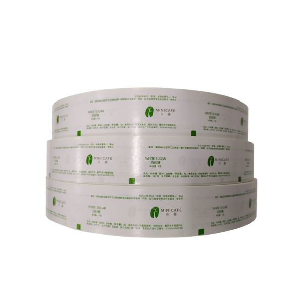 Custom Printed Sugar Powder Stick Sachet Packing Paper with Single Side PE