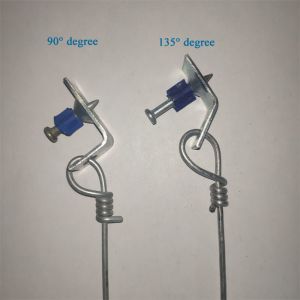 China 12ft 12 Gauge Galvanized Hanger Ceiling Tie Wire with 1-1/4 Pin And Clip on sale