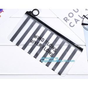 Zipper lock Bag with block slider, PE zipper lock bag, PA plastic bag, slider