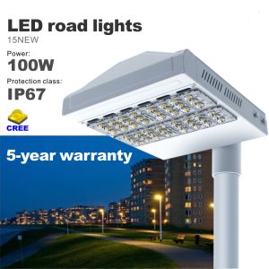 100W LED Street light High Lumens CREE SMD 5 years warranty LED Road Lighting