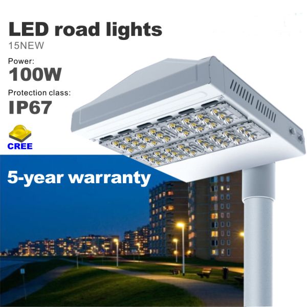 100W LED Street light High Lumens CREE SMD 5 years warranty LED Road Lighting