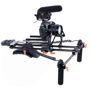 New PRO dslr rig kit with Motorized Follow Focus Shoulder Rig Support Pad