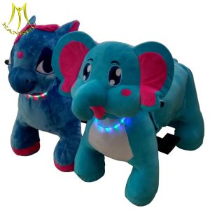 Hansel hot selling kids plush battery operated animal toy ride from China