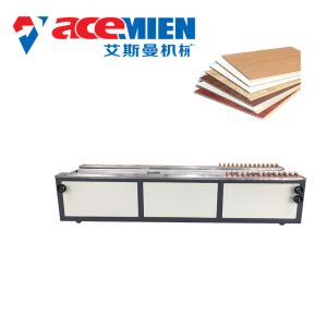 Decorative PVC Ceiling Panel Making Machine With Vacuum Setting Table Blade