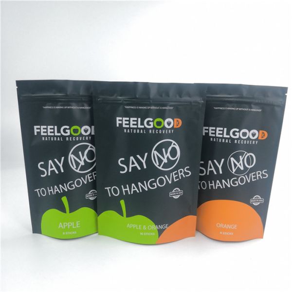 280g Matt Black VMPET MOPP Aluminum Foil Packaging Bag