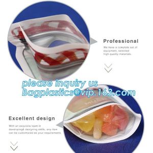 BPA-free reusable food storage bag 1000ml Silicone Food Fresh Pouch for fruits,