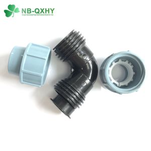 Round Head Code PP Compression Fitting HDPE Fitting Plastic Pipe Fitting for