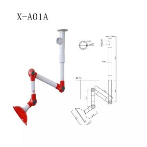 Ceiling Mounted Laboratory Flexible Fume Extraction Arm
