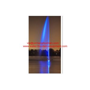 Flange Type Ultra High Spray Water Fountain Nozzles For Big Water Landscape 3" 4