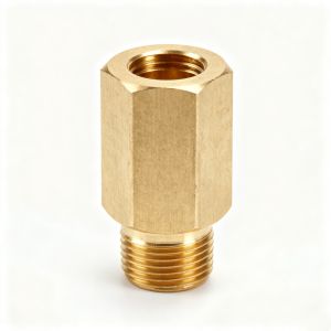 Pressure Gauge Copper Joint Precision CNC Machining China Custom Copper Alloy