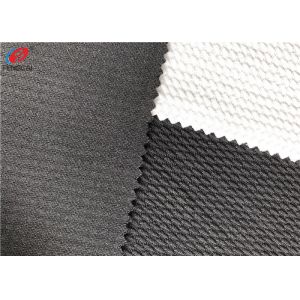 Stretch Jacquard Design Polyester Spandex Fabric , Knitted Bullet Fabric