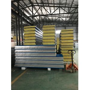 EPS Sandwich Panel Production Line PU / Foam Coated For Different Colors